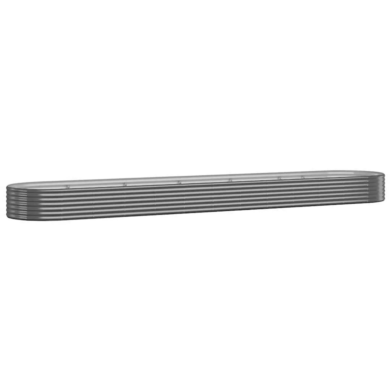 vidaXL Hochbeet Verzinkter Stahl 507x100x36 cm Anthrazit 319011