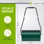 Juskys Rasenwalze Fritz, befüllbare Gartenwalze aus Metall, 60 cm Arbeitsbreite.