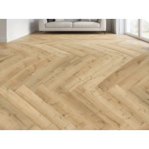 BASICfloor Vinylboden Klebevinyl Objekt Eiche Fischgrät Harmonisch