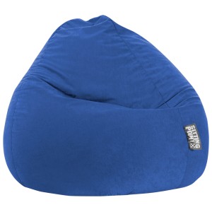 Blauer Sitting Point Sitzsack Easy, 300 l. Gemütlicher Sessel für Jugend und Erwachsene.