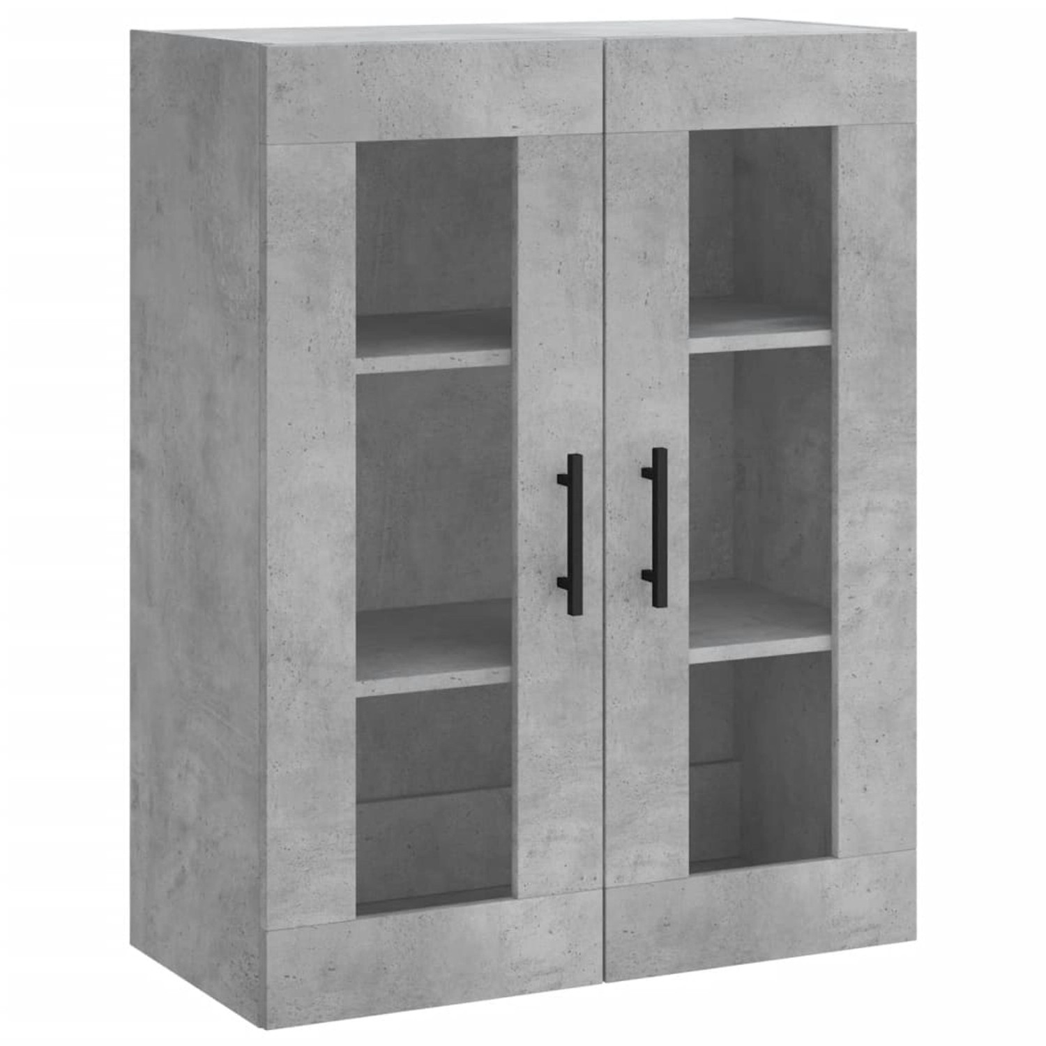 vidaXL Wandschrank Betongrau 69,5x34x90 cm 828504 günstig online kaufen