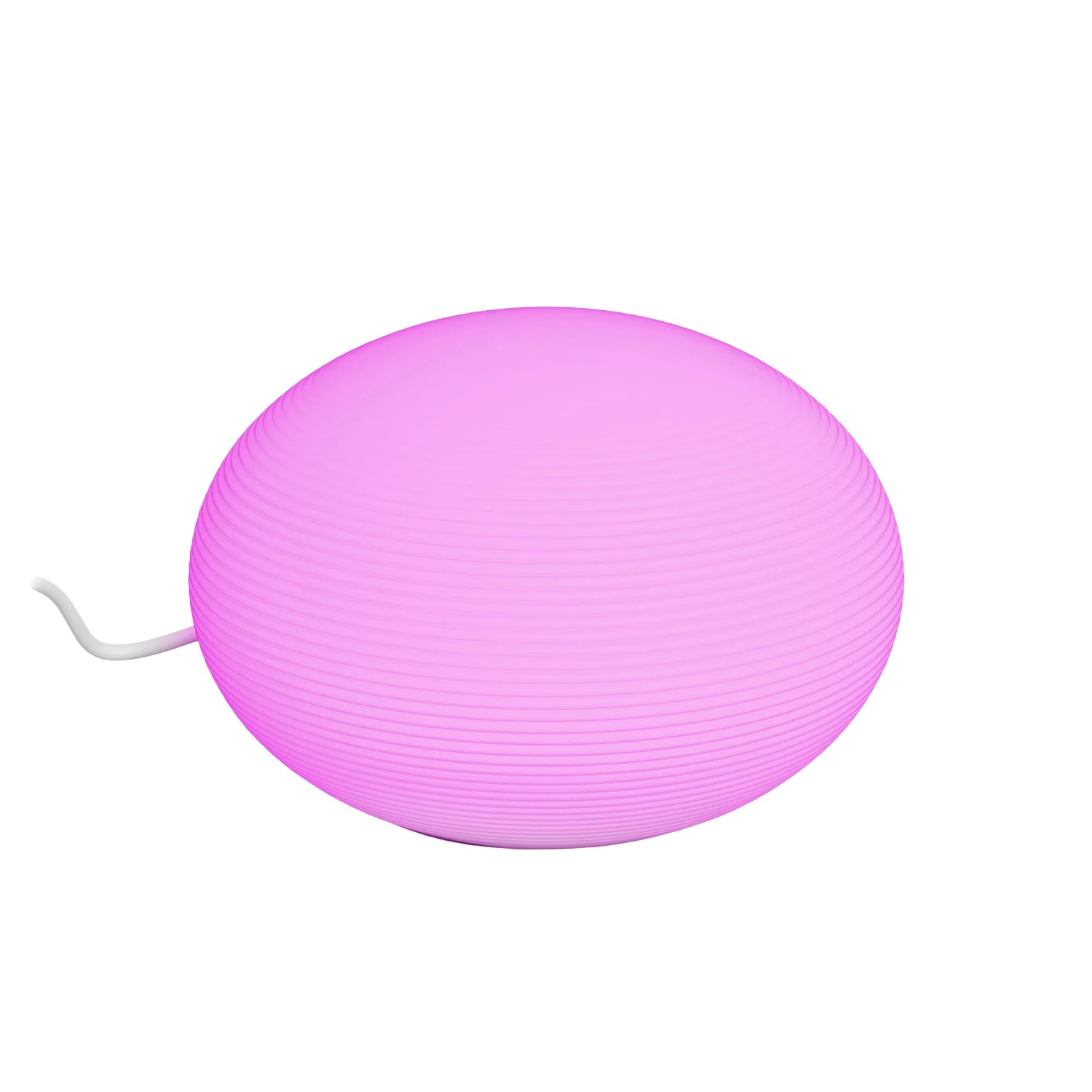Philips Hue Flourish Tischleuchte in Rosa, smart steuerbar für stimmungsvolles Licht.
