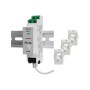 Shelly Stromverbrauchsmessgerät 120 A Pro 3EM Weiß mit drei Stromwandlern und LAN-Kabel.