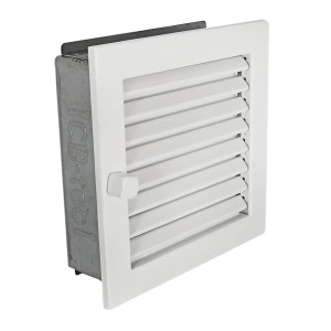 Häusler Warmluftgitter WG 2020 W Lüftungsgitter Weiss 200 x 200mm Abluftgitter