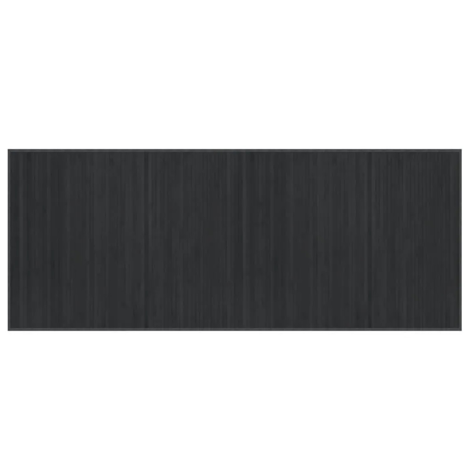 vidaXL Teppich Rechteckig Grau 80x200 cm Bambus 376910 günstig online kaufen