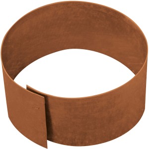 Bellissa Rasenkante Kreis Corten, 13 cm hoch, Ø 30 cm. Dekorative Beeteinfassung mit Rost-Optik.
