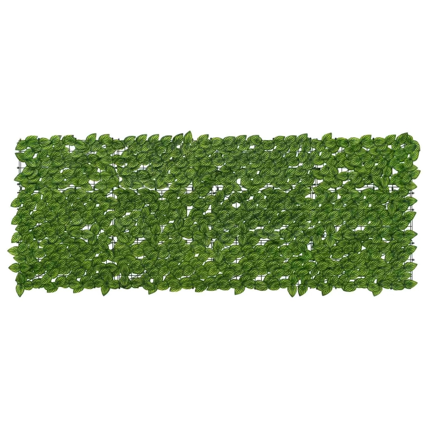 vidaXL Balkonsichtschutz mit Blättern Grün und Gelb 200 x 75 cm 42040637