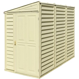 Duramax SideMate Kunststoff-Gartenhaus, 3,6 m², Gerätehaus mit Tür und wetterfestem Kunststoff.