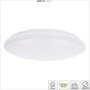 Weiße LED-Deckenleuchte, 30 cm Durchmesser, 15 W, neutralweißes Licht, spritzwassergeschützt.