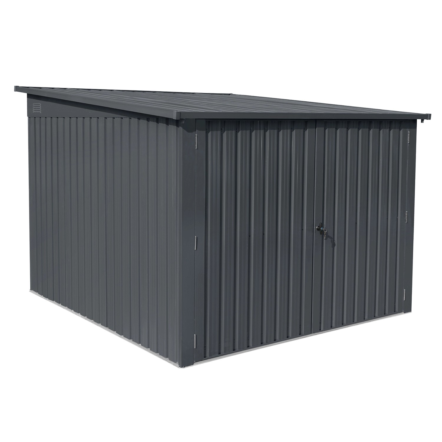 Floraworld Fahrradgarage Vario für 3 Fahrräder 217 cm x 236 cm x 145/165 cm günstig online kaufen