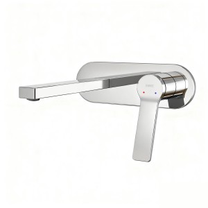 Emke Wand Waschtischarmatur Inklusive Grundkörper 288 x 210 x 70 mm Verchromt Mischbatterie für Waschbecken