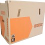 OBI Umzugskarton XL, 126 l, 45 kg, mit Tragegriffen und Beschriftungsfeldern.