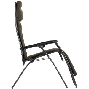 Lafuma Relaxsessel RSX CLIP XL AC AirComfort® Taupe, Gartenstuhl in Liegeposition.