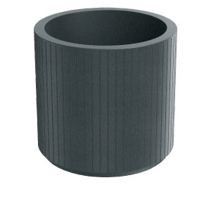 Prosperplast Blumentopf Coro Ø 48 cm x 45 cm Graphit