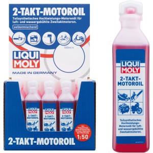 Liqui Moly 2-Takt-Motoroil, 100ml Flasche, für Zweitaktmotoren. Öl für Motorsägen, Roller und Mopeds.