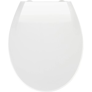 Wenko WC-Sitz Kos Premium, weiße Klobrille mit Absenkautomatik für mehr Komfort im Bad.
