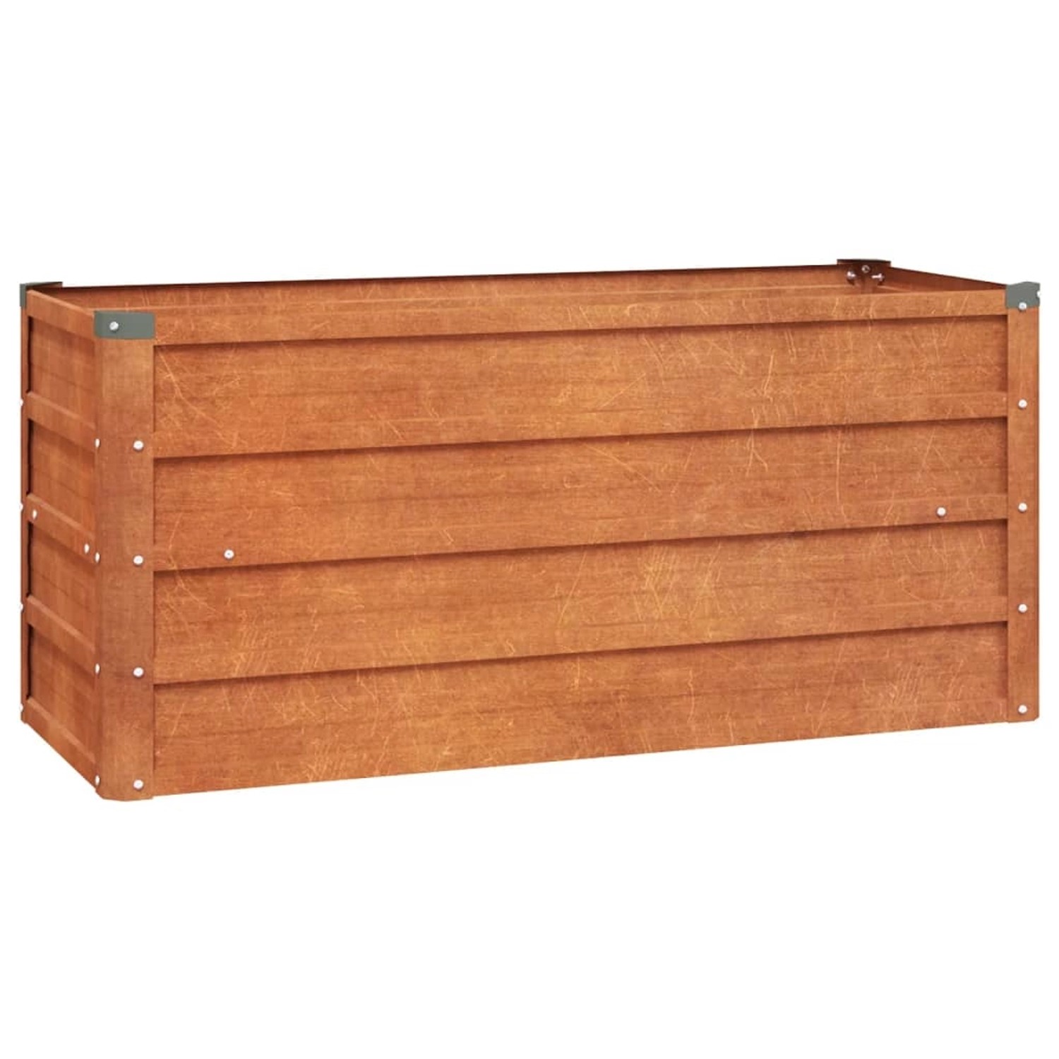 furnicato Hochbeet Rostig 100x40x45 cm Cortenstahl
