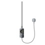 LuxeBath Badheizkörper Iron, 600x1600mm, Anthrazit mit 900W Heizstab und digitaler Anzeige.