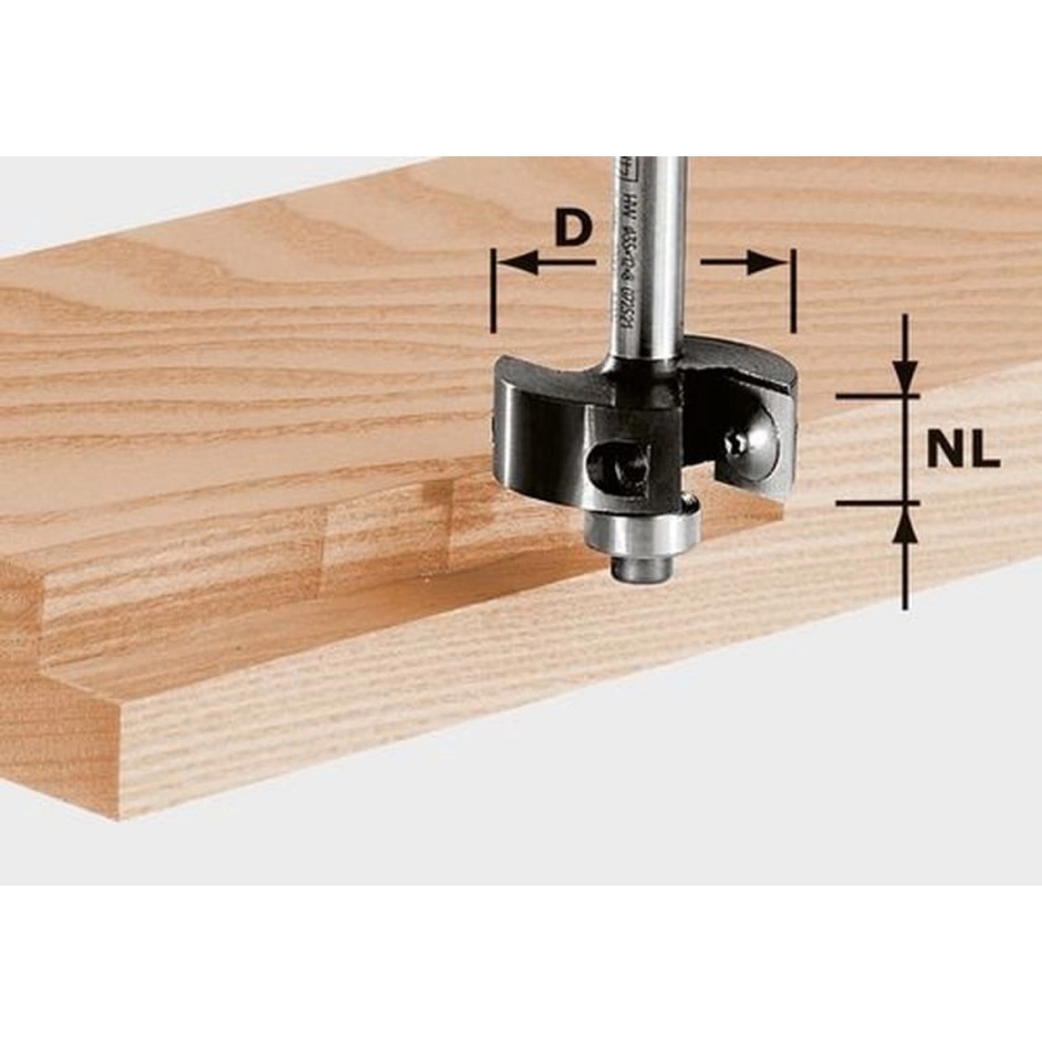 Festool Falzfräser-Wendeplatten HW S8 D38/12 - 491085