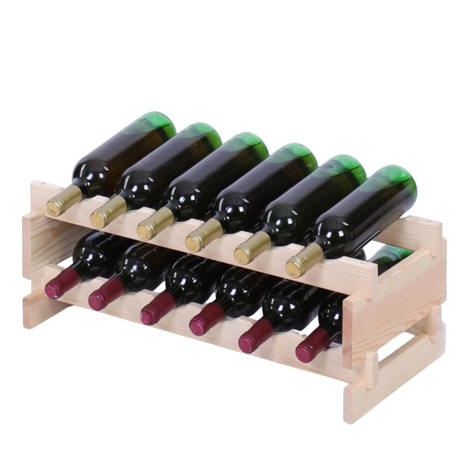 PROREGAL Weinregal VINOTECA FLEX PRO HxBxT 23x65x28cm 12 Flaschen Auf 2 Ebe günstig online kaufen
