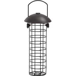 Fidelio Knödelboy Vogelfutterspender aus Metall mit Aufhänger.