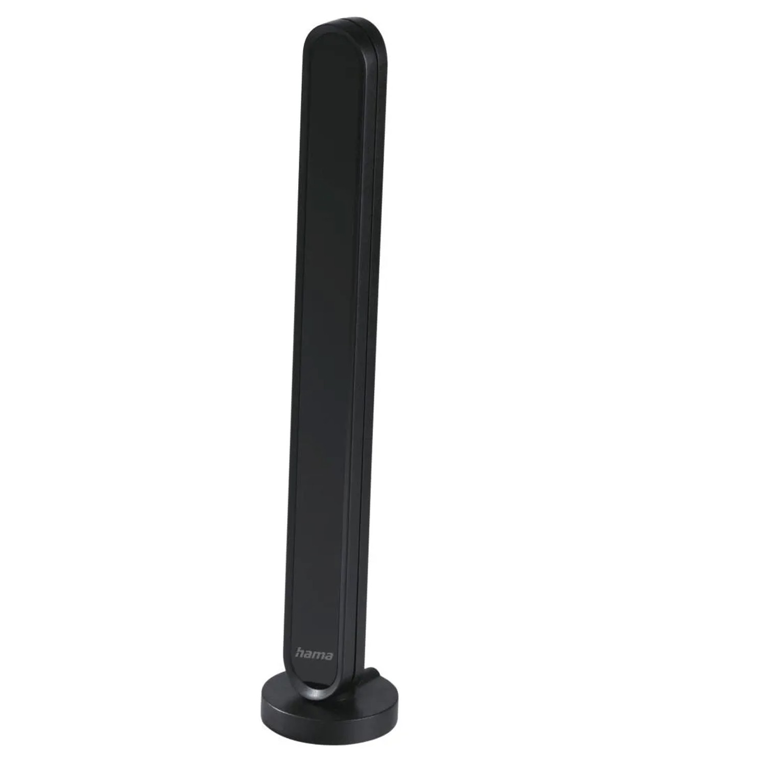 Hama Zimmerantenne für DAB+/DAB und UKW Radio, schwarze Antenne mit Verstärker.