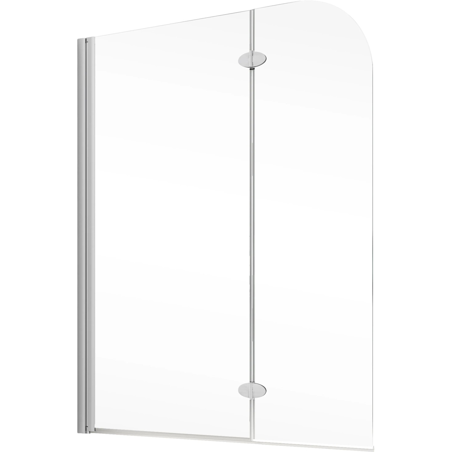Schulte ExpressPlus Badewannenaufsatz, 2-teilig, Alu Natur, 140x112cm, Echtglas klar hell.