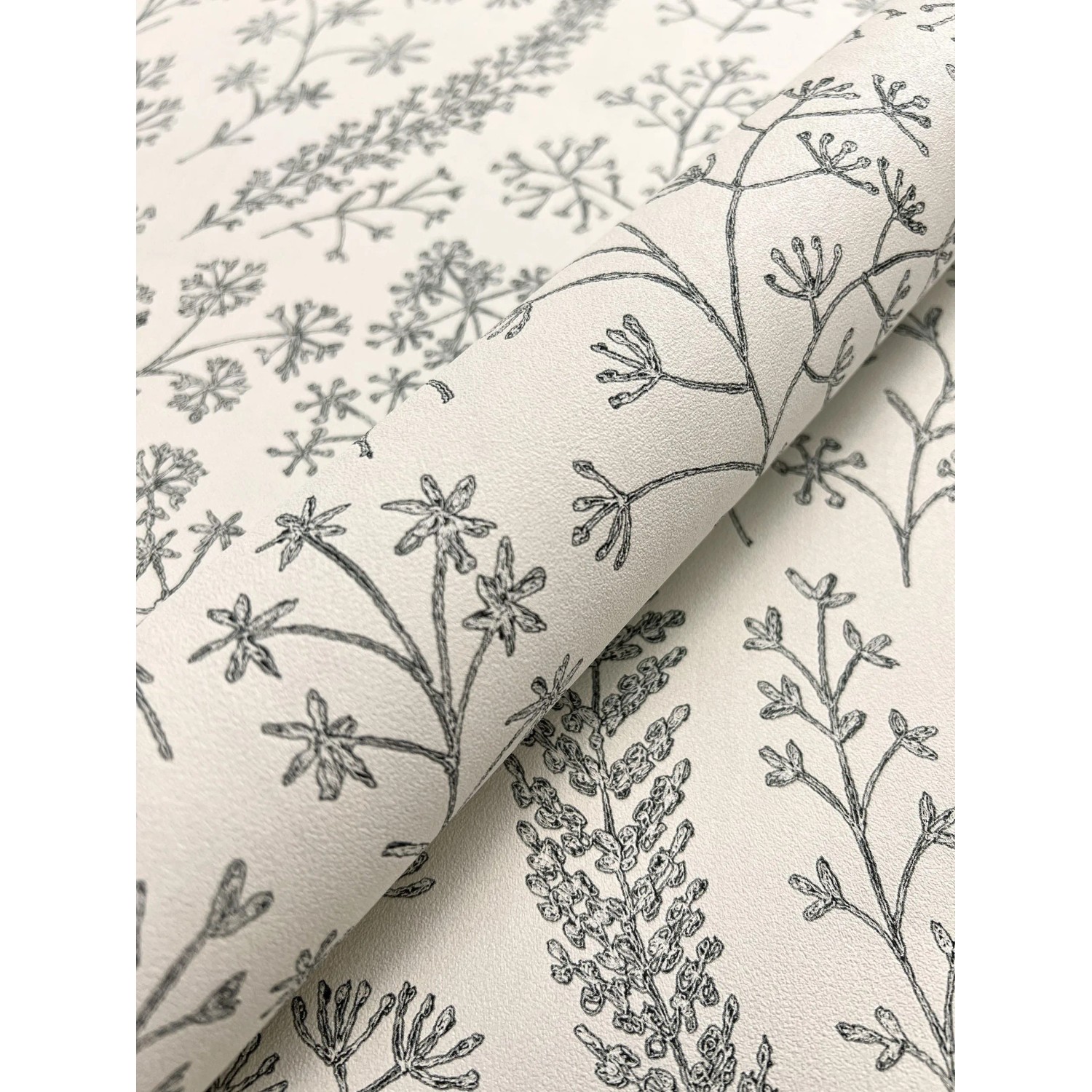 Newroom Vliestapete Rika White Blumen Floral günstig online kaufen