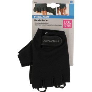 Schwarze Fischer Fahrradhandschuhe Classic, Größe L/XL, für Reparatur und Ersatzteile.