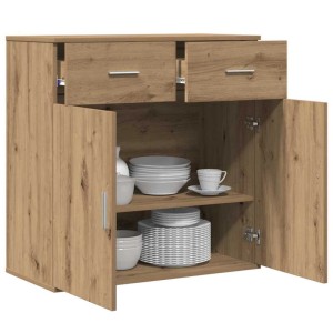 vidaXL Sideboard Eiche Handwerklich 79 x 38 x 80 cm Holzwerkstoff 871676