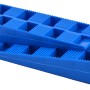 GS Terrassen Justierkeil-Set, 120 blaue Kunststoffkeile zum Ausrichten von Terrassendielen.