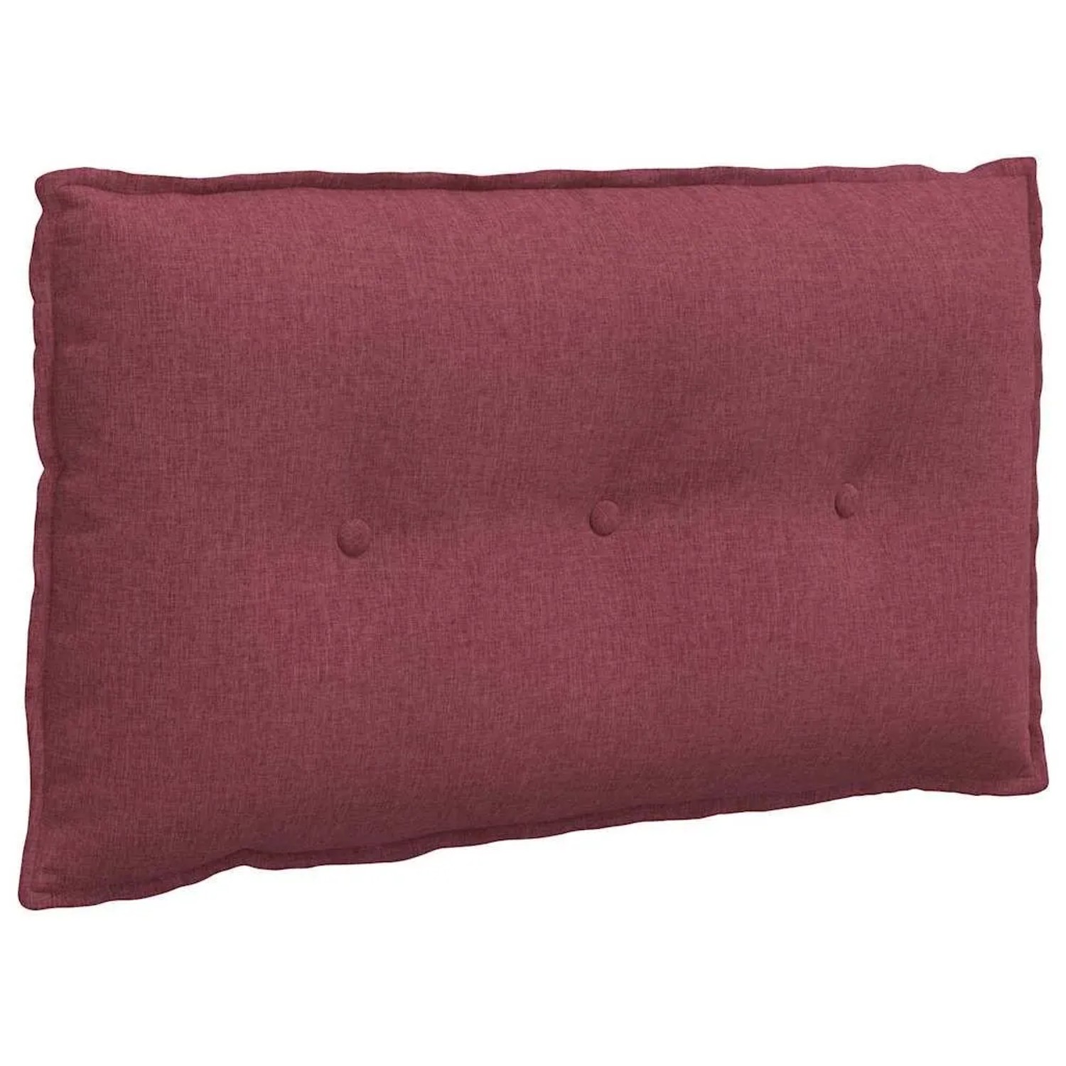 vidaXL Rückenkissen Weinrot 80 x 19 x 50 cm Stoff 42014704