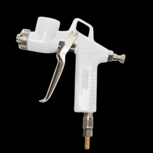 Floxxan Trichterspritzpistole für Baumwollputz/Flüssigtapete, weiße Farbspritzpistole.