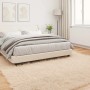 vidaXL Kunstschaffell Teppich Tafalla Beige 200 x 200 cm Polyester 42021489_4