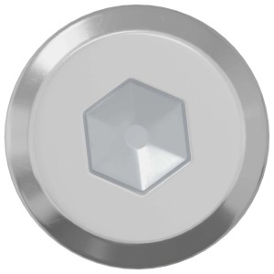 vidaXL Schraube mit Sperre Uni 2 Stk Silber M6 x 30 mm Stahl 864568