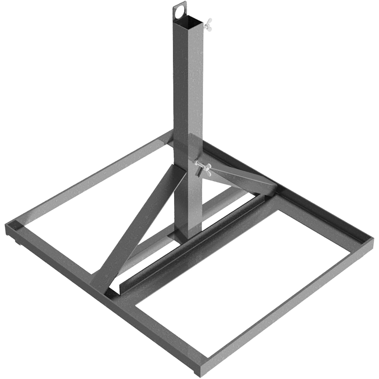Schake Schilderständer Crossing 60 mm x 60 mm Platten Verzinkt