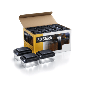 6040 Solarleuchte Solar Zaunleuchte LED 30 Stück