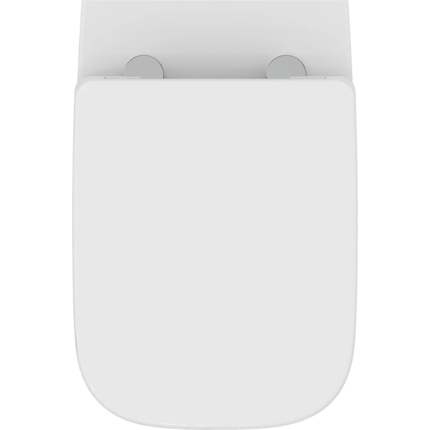 Ideal Standard WC-Paket I.Life A, spülrandlos, inkl. WC-Sitz mit Absenkautomatik, Farbe Alpin Weiß, Aufsicht.