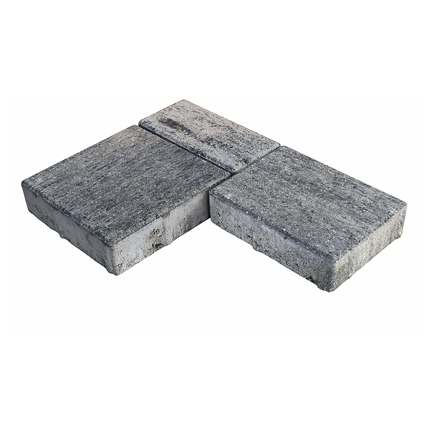 Diephaus Pflaster Vereda, Mehrformat, weiß-schwarz, 5 cm stark. Pflastersteine für Garten und Terrasse.