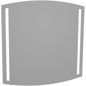 Fackelmann LED-Spiegel B.Style, 80,5 cm, mit Leuchtstreifen und abgerundeten Kanten.