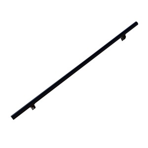 Schwarzer Minka Handlauf Sirius Wall, 1,5 m, zur Wandmontage.