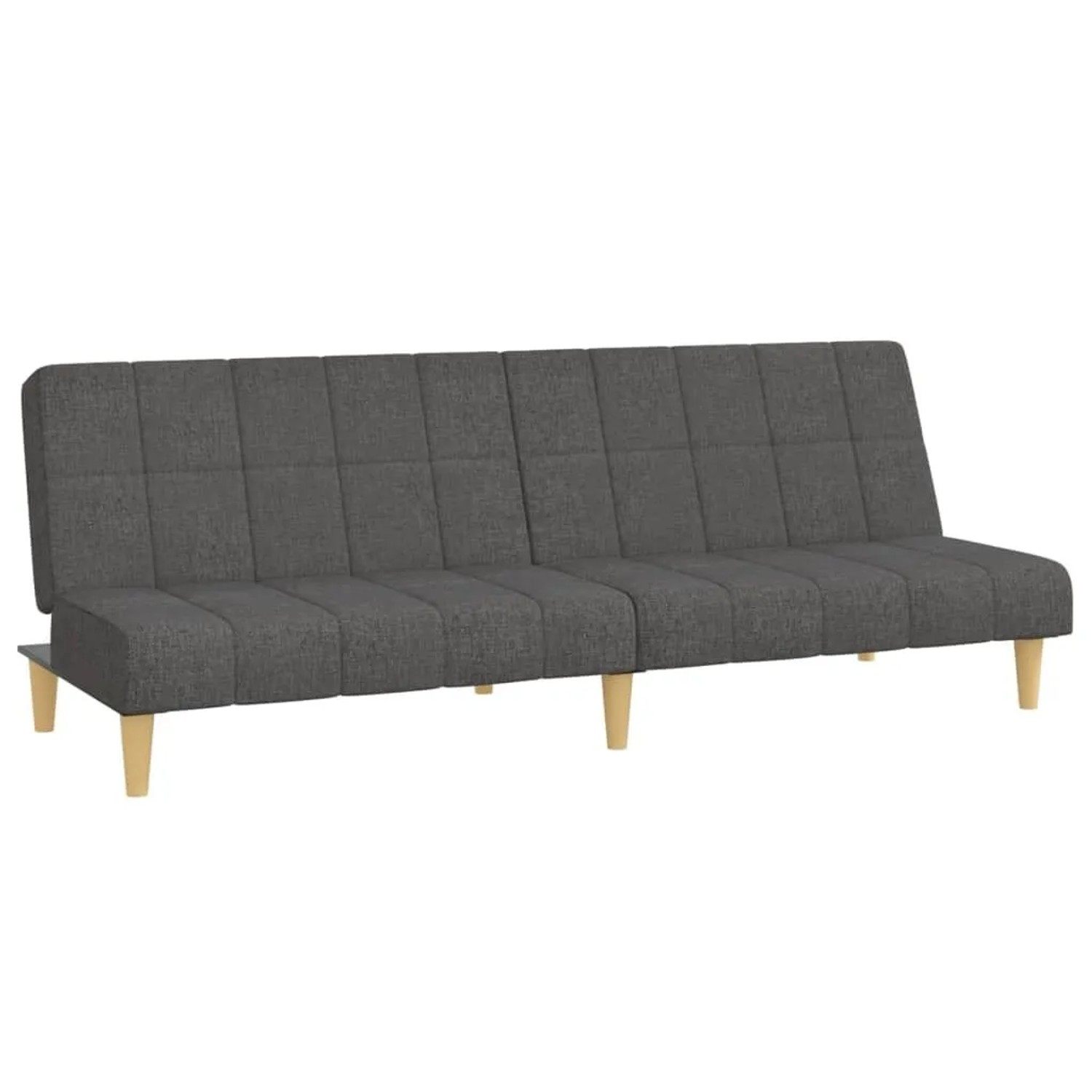 vidaXL Schlafsofa 2-Sitzer Dunkelgrau Stoff 375827 günstig online kaufen