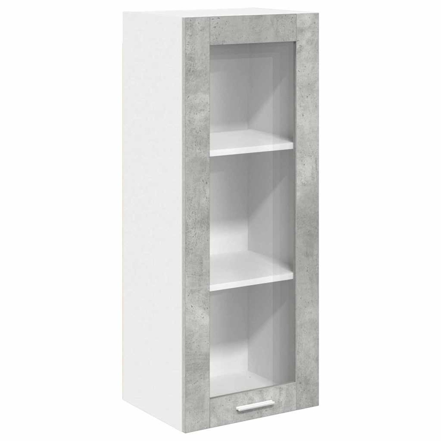 vidaXL Hängeschrank Riga Beton Grau 40 x 31 x 100 cm Holzwerkstoff 884381 günstig online kaufen