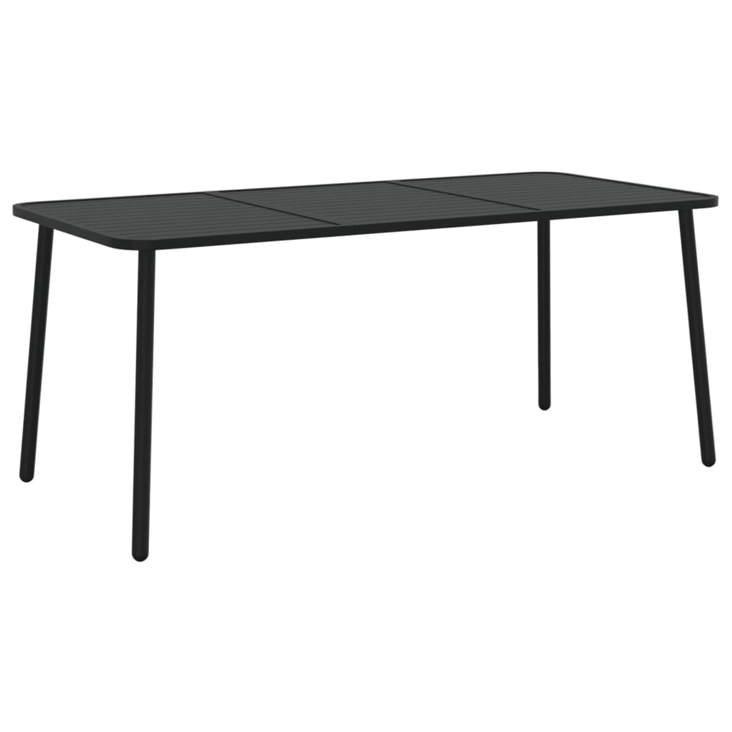 vidaXL Gartentisch Anthrazit 165x80x71 cm Stahl 362740 günstig online kaufen