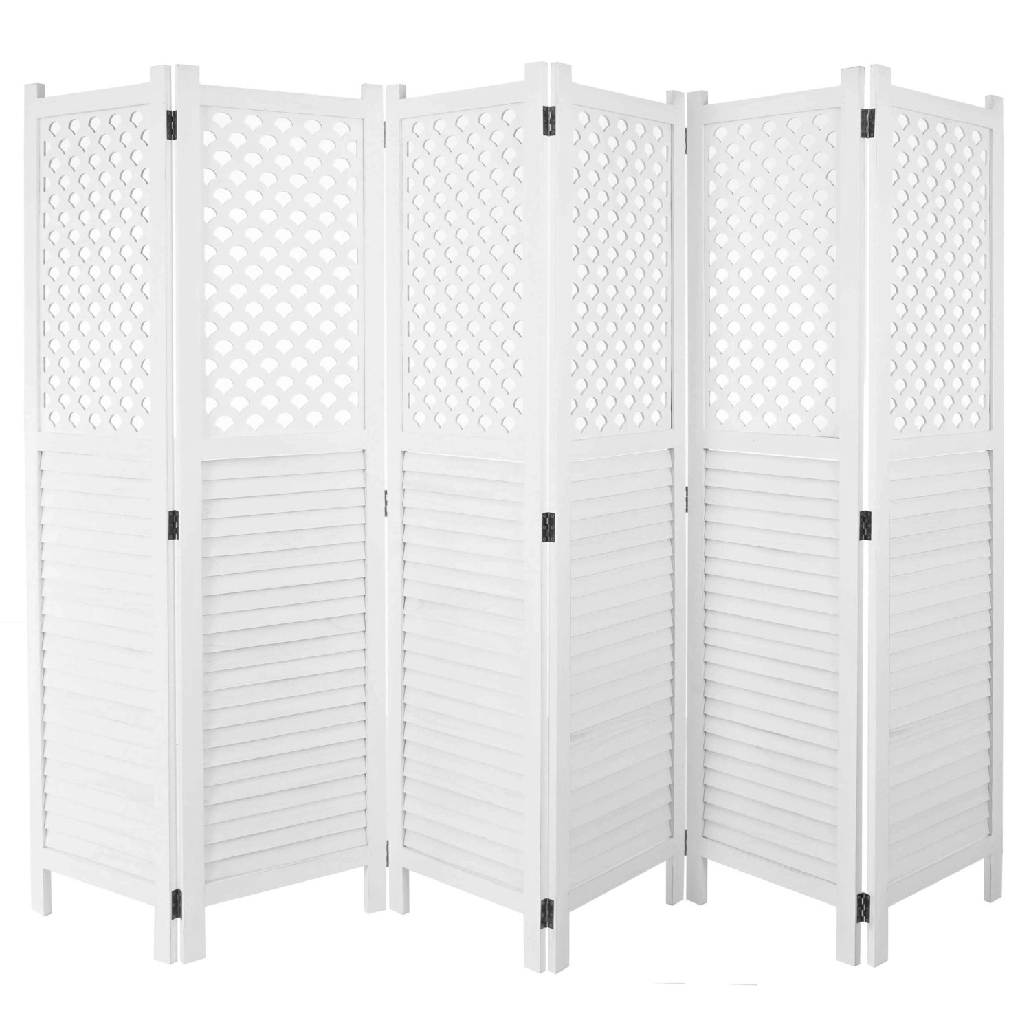 MCW Paravent A84 170x245cm Weiß günstig online kaufen