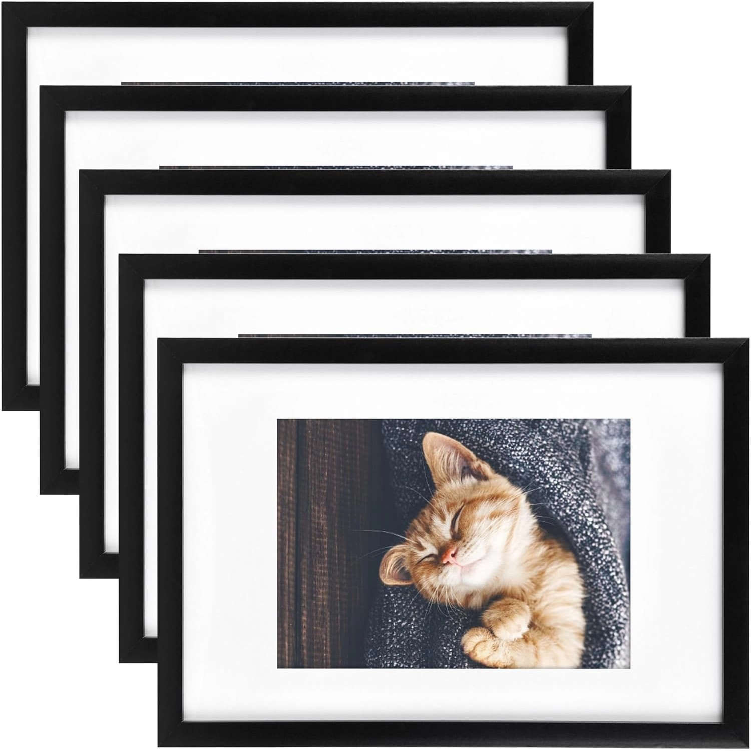 Bomoe Galeria Bilderrahmen 1 Bild 13x18cm Schwarz 5tlg günstig online kaufen