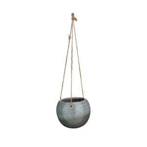 balkon gießkanne Metall silbergrau 53x29cm Innen Außen Size:Quart, 32 oz