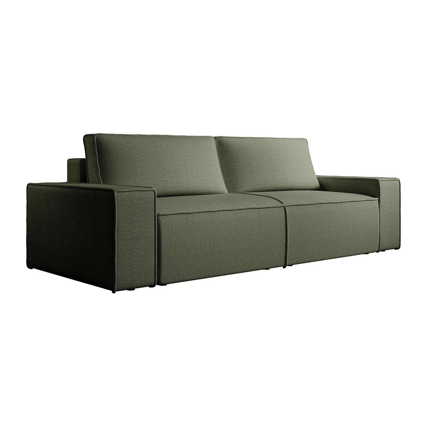 Vente-unique Schlafsofa Amelia Grün 257 cm