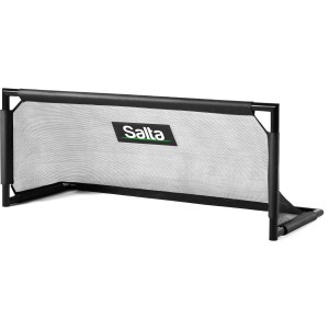 Salta Fußballtor Techniq Panna, 150x60x60 cm, mit schwarzem Stahlrahmen und Netz.