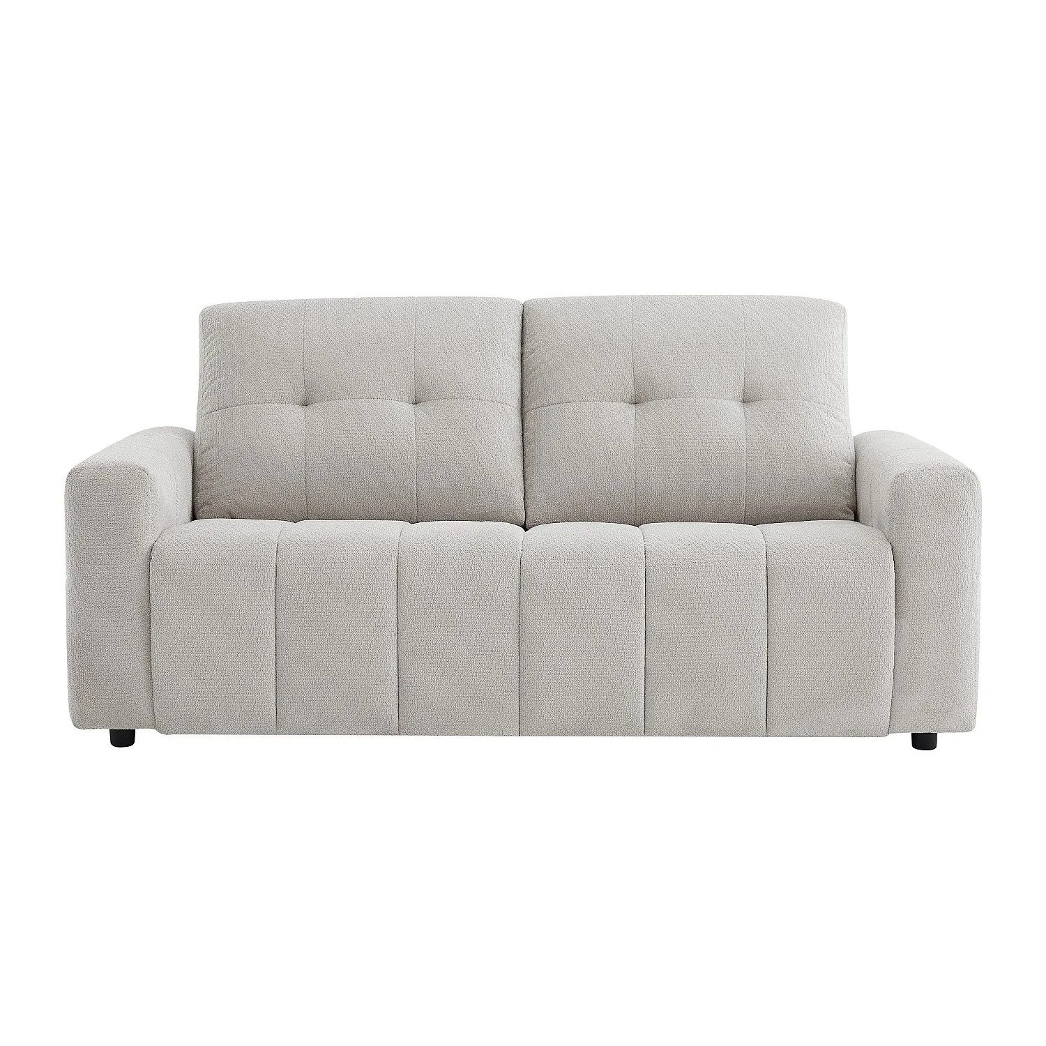 Vente-unique Schlafsofa Isistia Hellgrau 202 cm